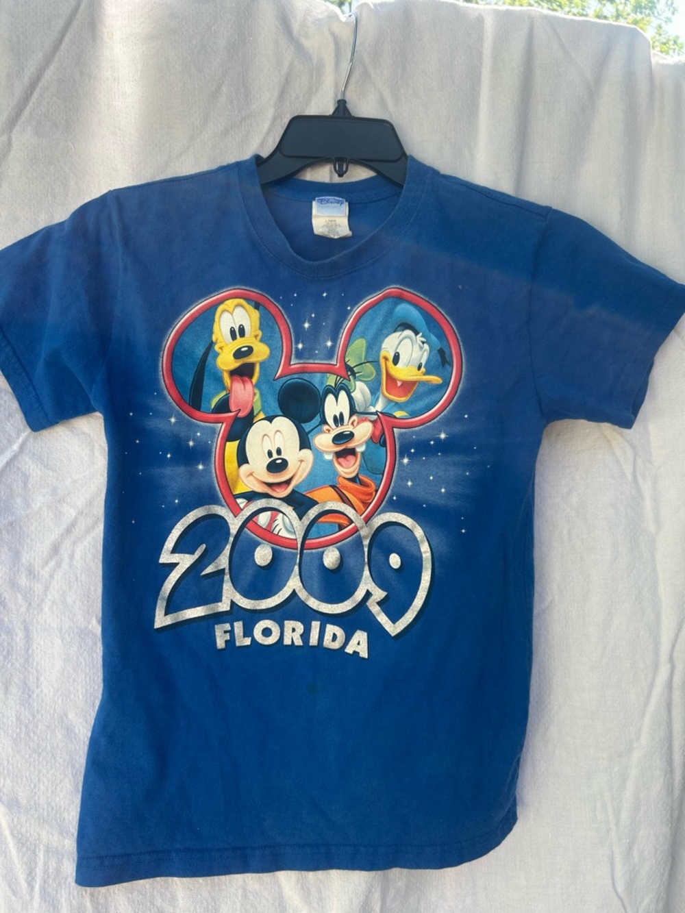 Disney World 2009 Florida Mickey Friends Shirt Kids Large 12/14